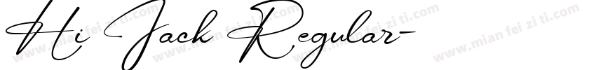 Hi Jack Regular字体转换